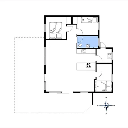 בית נופש 1473-aakirkeby-ostre-somarksvej-22 Vester Somarken